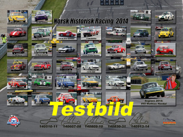 Norsk Historisk Racing E&F(8) 2014