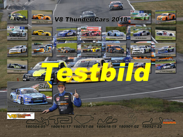 V8 Thunder Cars 2018